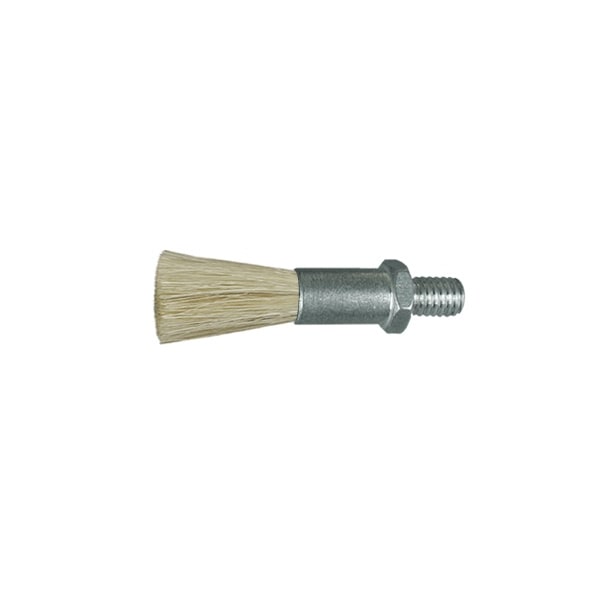 1" D Body, Horsehair Fill, .125" Orifice, Male Thread, Flow Thru Brush